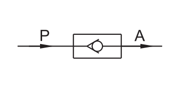 NRV08T NON-RETURN CHECK VALVE  1/4" NPT MALE